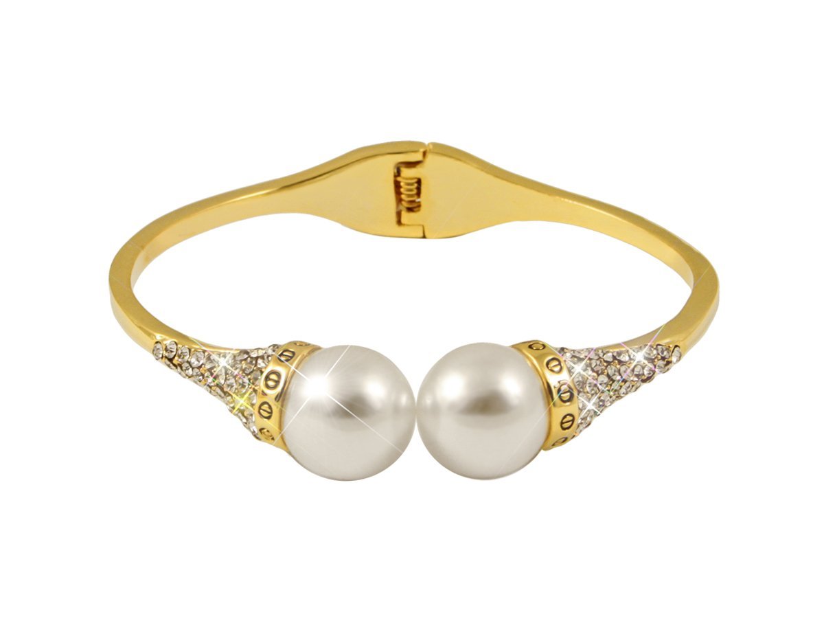  Браслет вечерний Pearl Gold  -  купить в интернет-магазине Белый Барс - фото