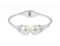 Браслет вечерний Pearl Silver