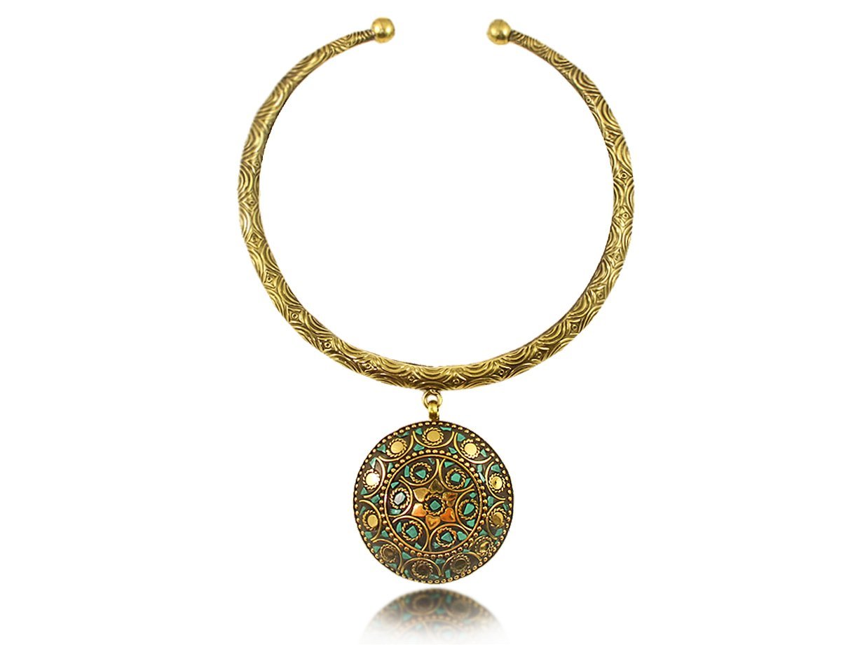 Колье Металл Ethnic -  купить в интернет-магазине Белый Барс - фото