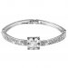 Браслет с кристаллами Luxury silver