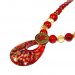 Колье с подвеской Murano Red