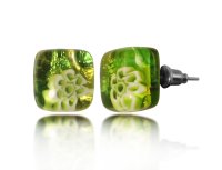 Серьги Мурано Green