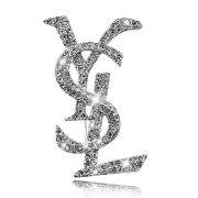  Брошь Буквы YSL 