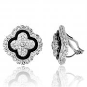 Серьги с кристаллами Luxury flower