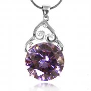 Кулон на цепочке бижутерия Purple