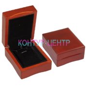 SO-803 Деревянный футляр под серьги, подвеску. Красное дерево.