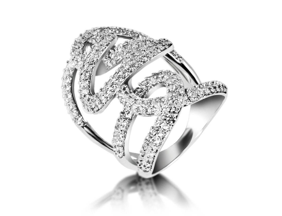 Swarovski кольцо кристалл -  купить в интернет-магазине Белый Барс - фото