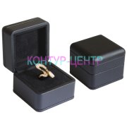 ЛК-2 Коробочка под кольцо кожаная