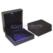 LK-1-P Футляр с подсветкой под часы, браслет черный