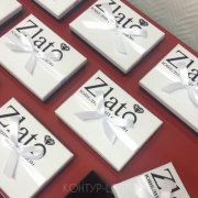 Коробочки крышка-дно с бантиком с логотипом компании