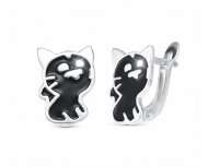 Серьги для девочек Котики
