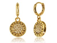 Серьги висячие Gold
