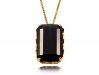 Кулон черный Сrystal