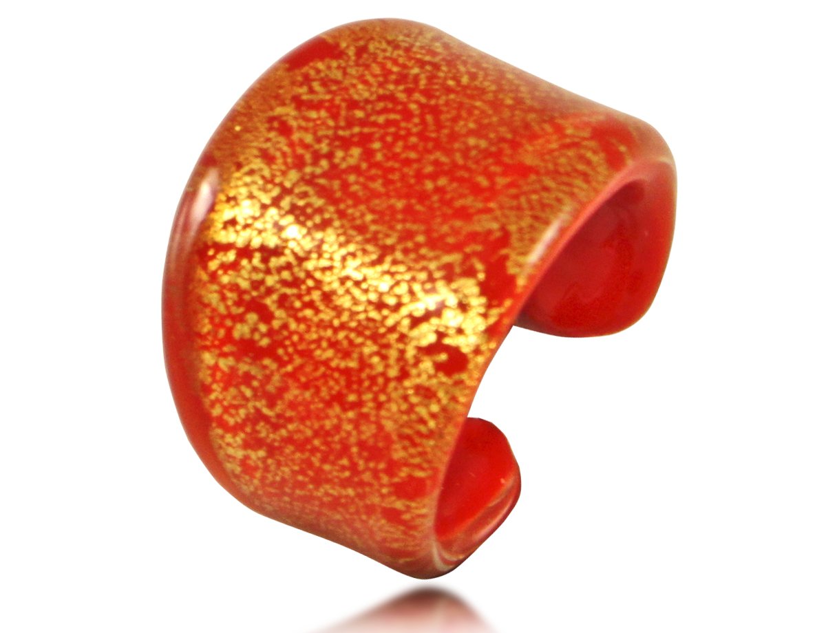 Кольцо Murano Red and gold -  купить в интернет-магазине Белый Барс - фото