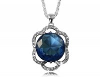 Кулон цветок Blue