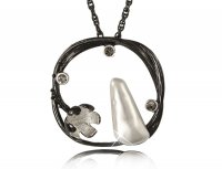 Кулон Silver and pearls