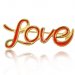 Брошь LOVE