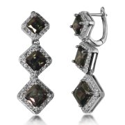 Серьги с кристаллами Great crystal 