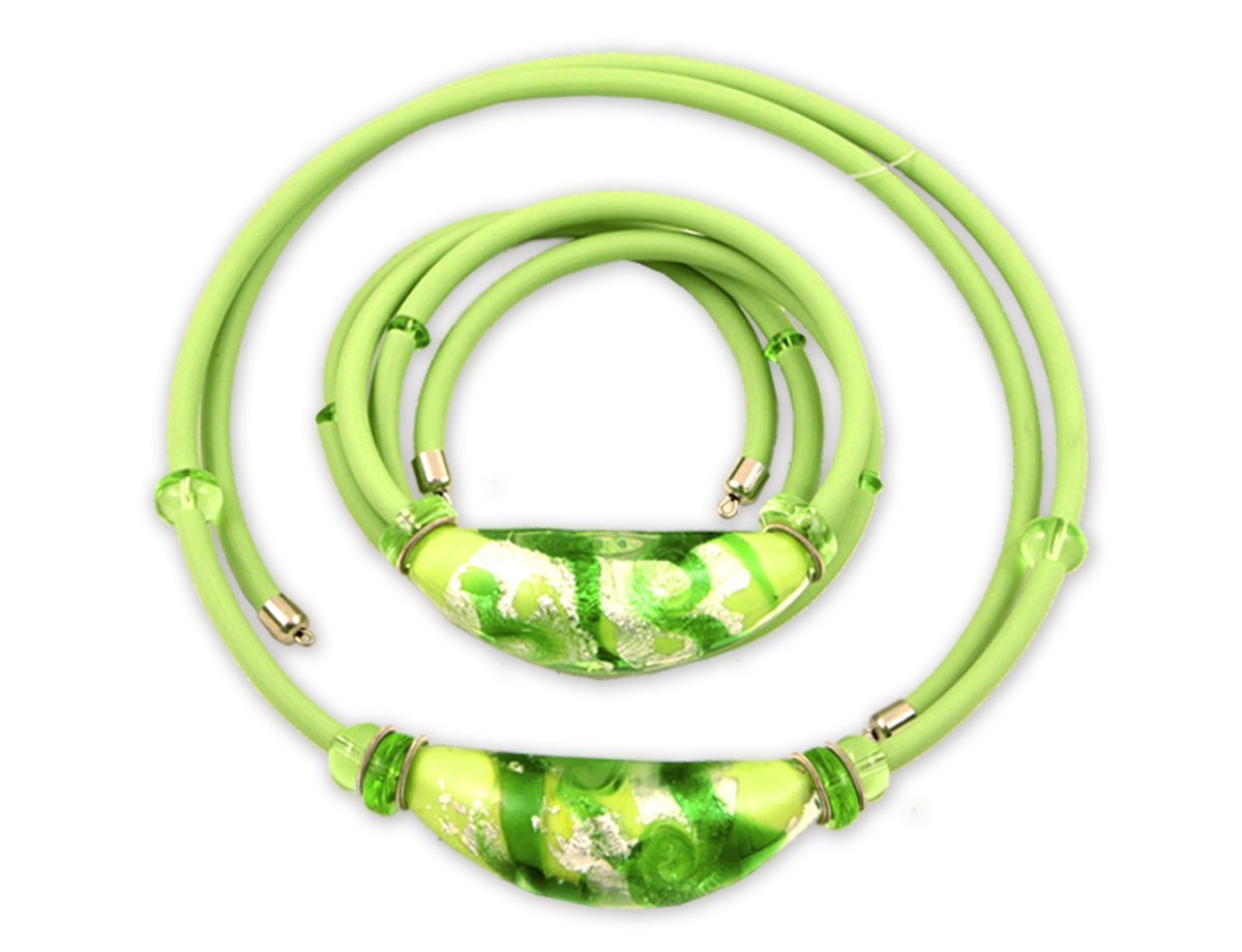 Набор украшений Murano green -  купить в интернет-магазине Белый Барс - фото