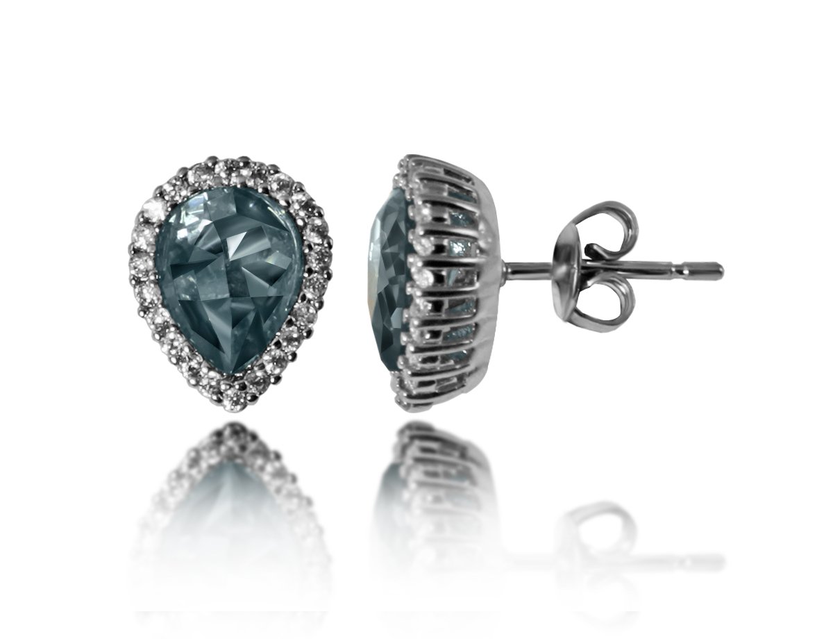 Серьги Blue drop -  купить в интернет-магазине Белый Барс - фото