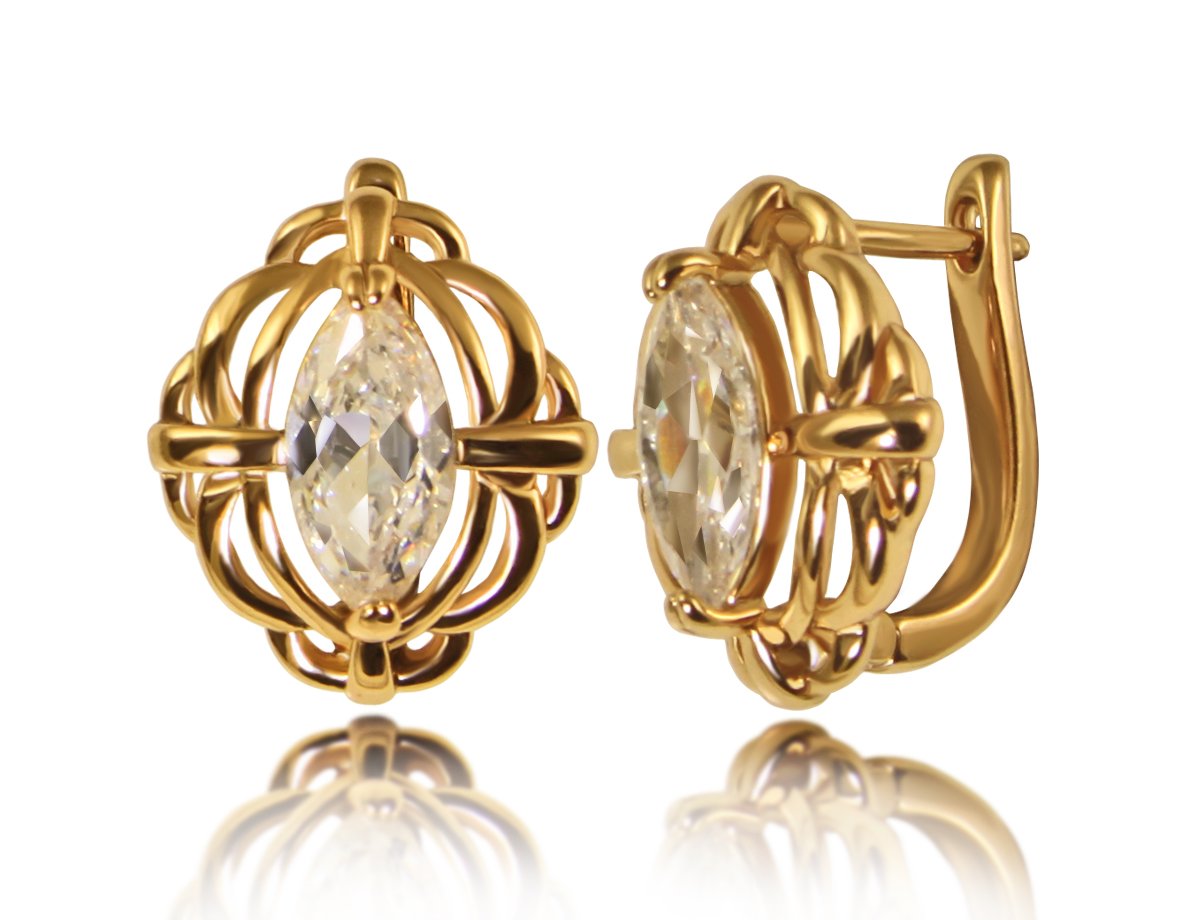 Серьги Сlassic Сrystal -  купить в интернет-магазине Белый Барс - фото