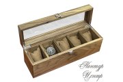 Деревянная шкатулка для хранения 5 часов