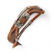 Браслет коричневый Brown