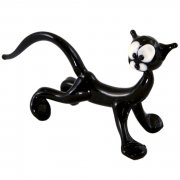 Кошка фигурка из стекла