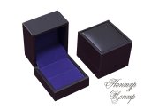 FS-1 Футляр под кольцо - фиолетовый металлик, экокожа