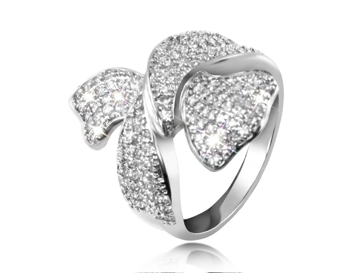 Кольцо бант Bow glamour  -  купить в интернет-магазине Белый Барс - фото