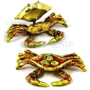Шкатулка со стразами Краб