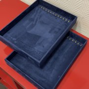 Планшеты для цепочек из синей элитной замши