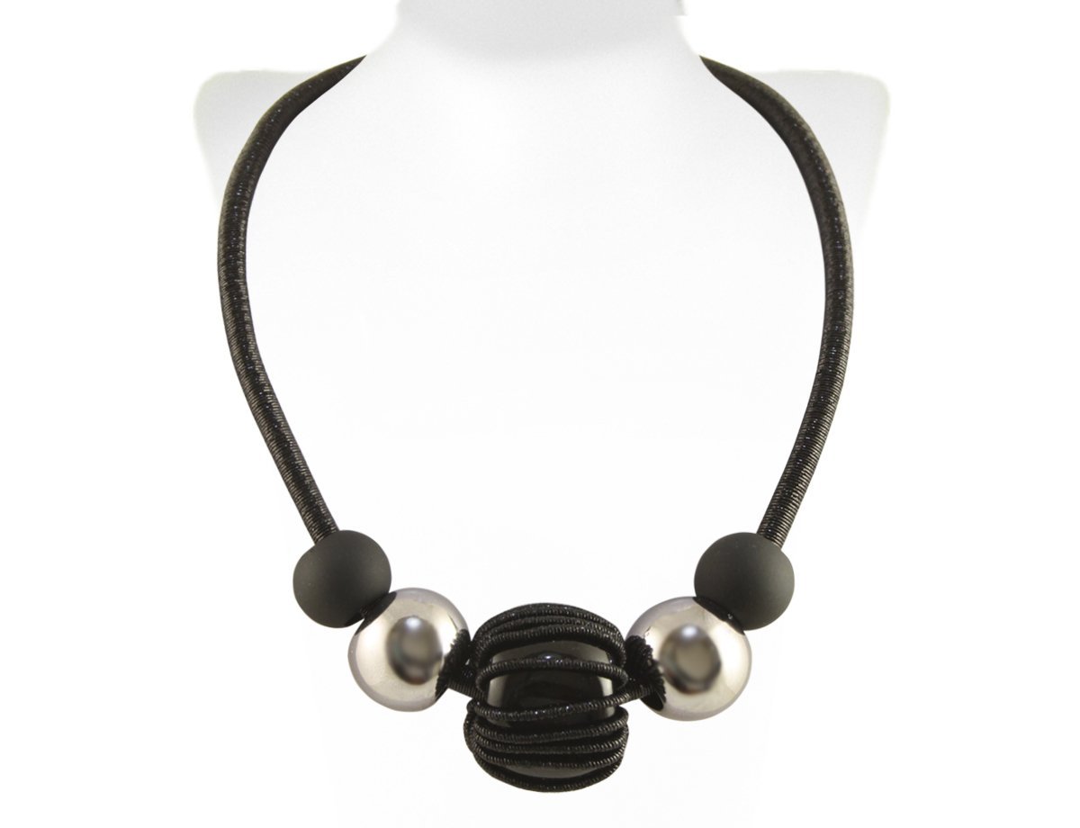 Колье Glamour black -  купить в интернет-магазине Белый Барс - фото