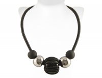 Колье Glamour black