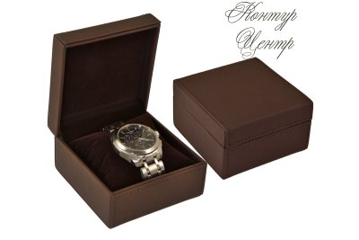 SK-3 Футляр кожаный для часов коричневый