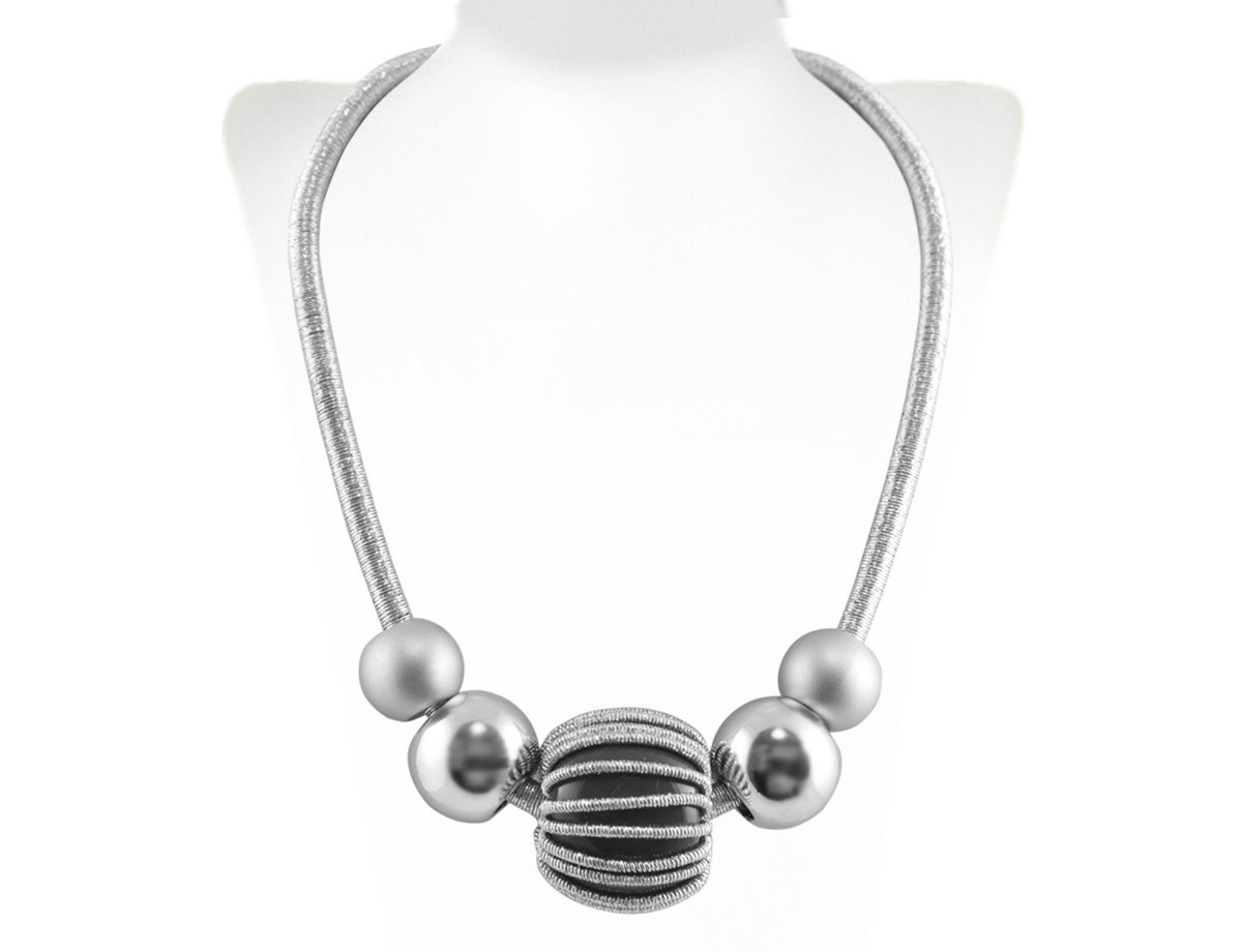 Колье Glamour silver -  купить в интернет-магазине Белый Барс - фото