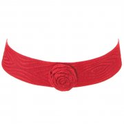 Чокер красный Red rose