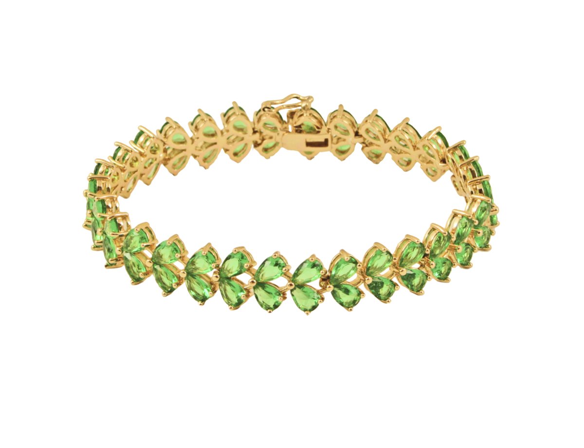 Украшение Браслет Green zircon -  купить в интернет-магазине Белый Барс - фото