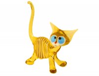 Котенок фигурка из стекла