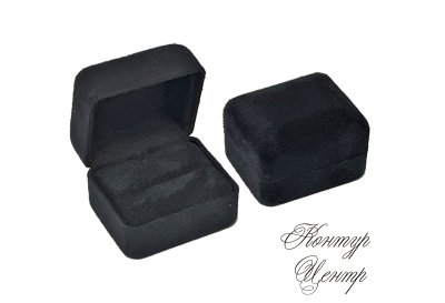 FU-101 Футляр для кольца черный нубук