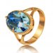 Кольцо позолоченное Topaz