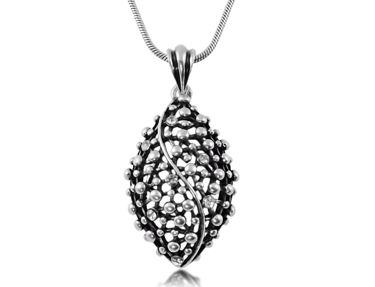 Кулон капля Silver style -  купить в интернет-магазине Белый Барс - фото
