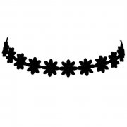 Чокер черный Elegant black