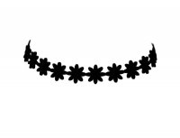 Чокер черный Elegant black