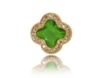 Брошь стильная Green