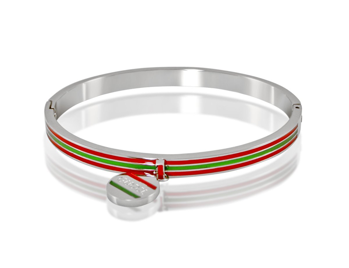  Браслет Red-green-silver -  купить в интернет-магазине Белый Барс - фото
