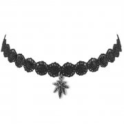 Ожерелье чокер Silver leaf