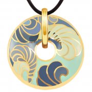 Круглая подвеска Enamel