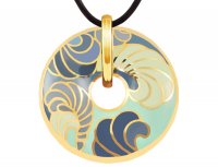 Круглая подвеска Enamel