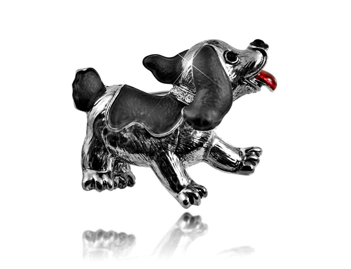 Брошь Щенок -  купить в интернет-магазине Белый Барс - фото